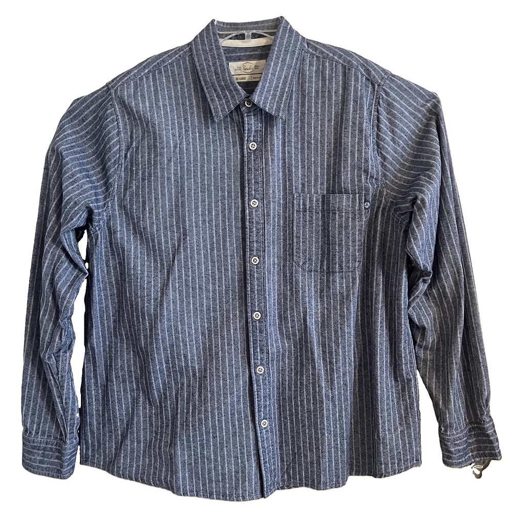 Purnell Long Sleeve Cotton Flannel Shirt Mens XXL Soft Utility Work Wear Outdoor